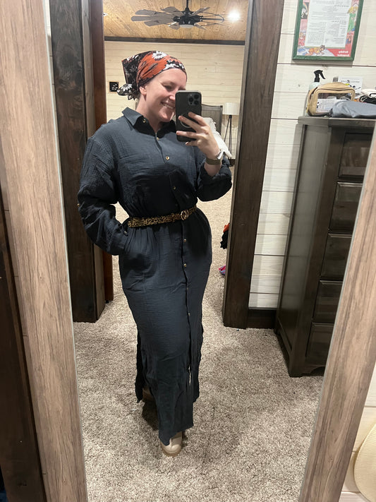 Button Up Shirt Dress